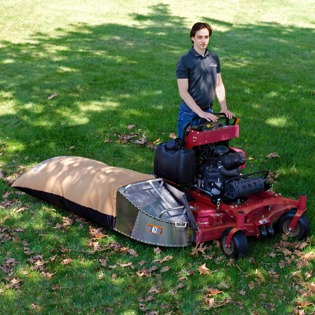 TerraKing review: Slay autumn leaves with TerraKing's riding mower