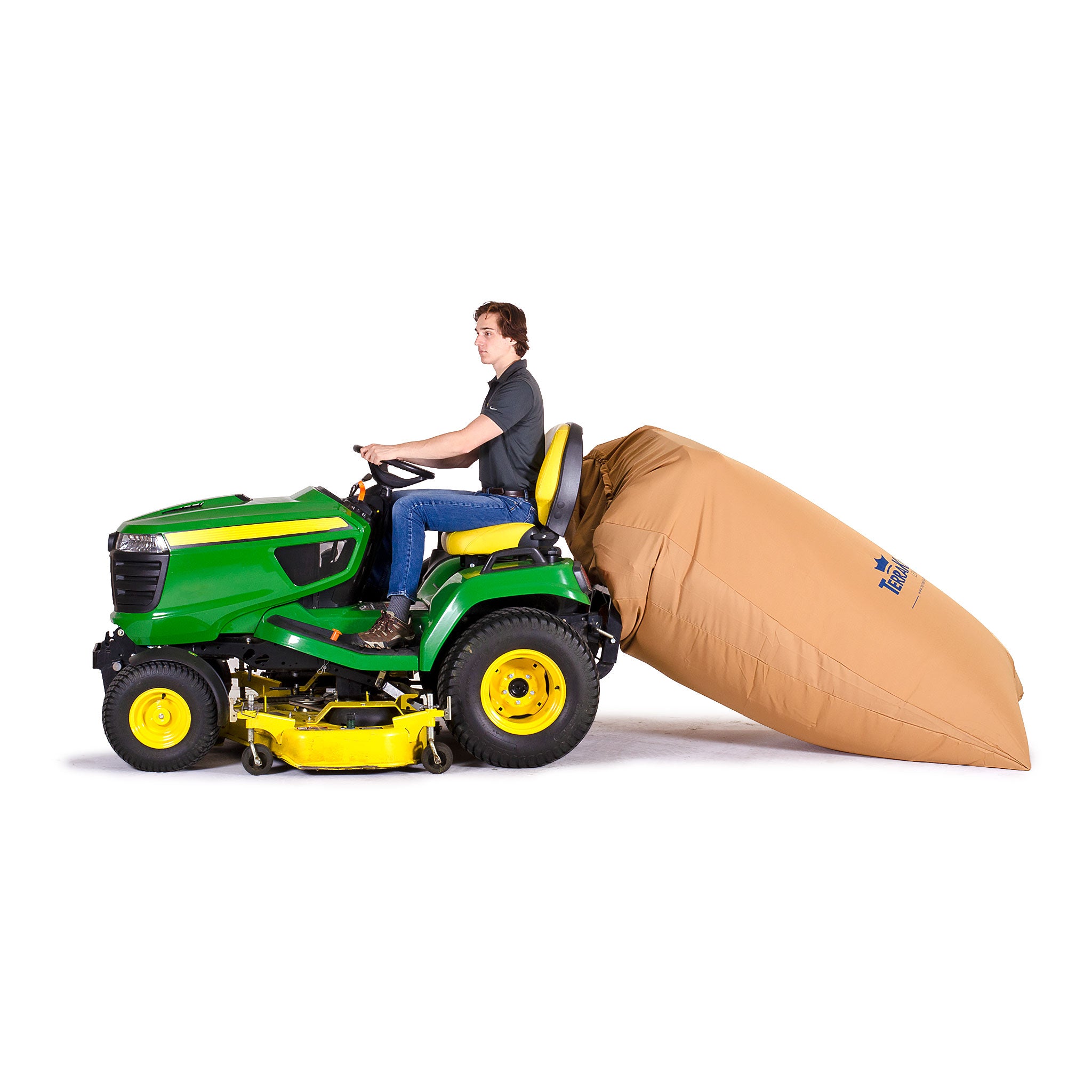 Lawn Tractor Leaf Bag, 54 Cubic Feet Garden Lawn Leaf Bags-W/Falling Leaf  Zipper